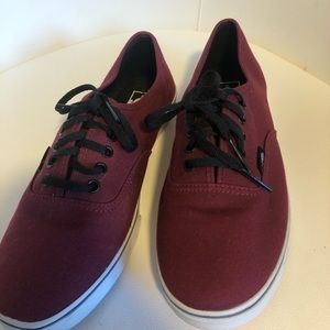 Burgundy Vans